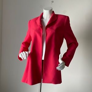 Halston: Hot Pink Work Blazer Size  8
